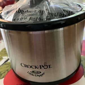 Crock-Pot Little Dipper Silver Slow Cooker